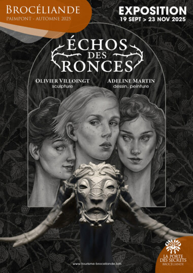 Affiche de l'expo d'automne 2025 Echos des Ronces