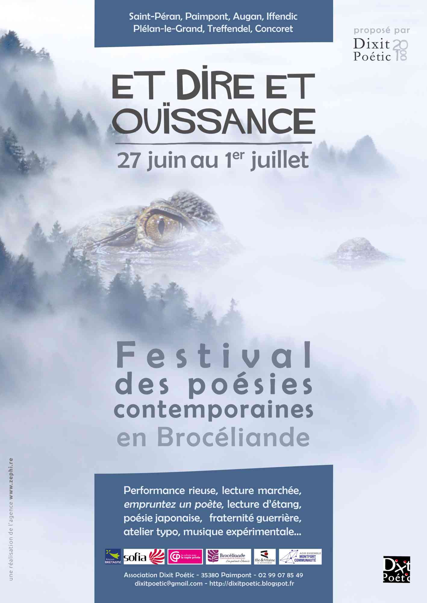 Et Dire Et Ouissance Festival Des Poesies Contemporaines Office De Tourisme De Broceliande