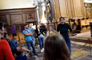visite théâtralisée abbaye de Paimpont