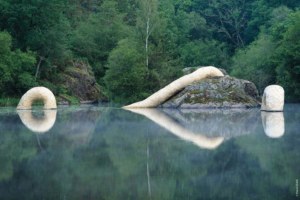Sans queue ni tête de Claude Le Luherne - étangs d'art 2018, photo Pascal Glais