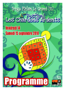 Festival les Chardons Ardents 2018 programme