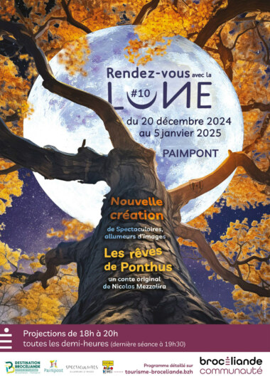 Affiche des RDV avec la Lune 2024 - 10ème édition