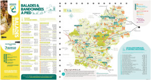 Carte des Balades et Randonnées - Edition 2024 