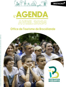 Couverture de la e-brochure AGENDA 2024 de l'Office de tourisme de Brocéliande