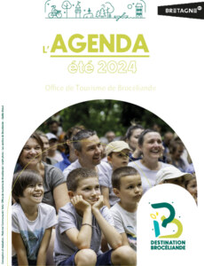 couverture de la brochure Agenda été 2024 - Office de Tourisme de BROCELIANDE
