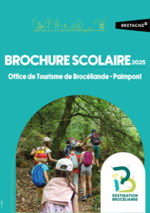 Couverture de la brochure Groupes scolaires saison 2025 - Office de Tourisme de Brocéliande